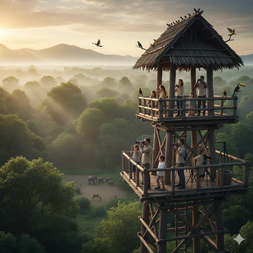 Bird Watching Tower - Firefly Resort amenity