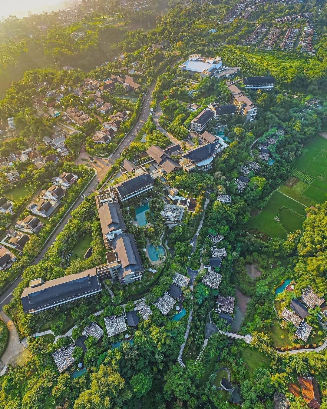 Aerial Resort View
